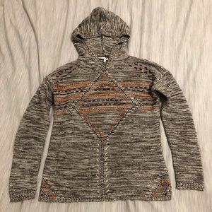 Knitted hoodie